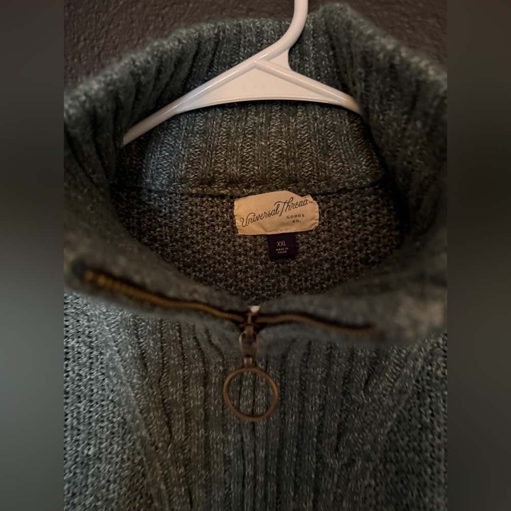 Universal Thread Olive Knit Pullover - image 3